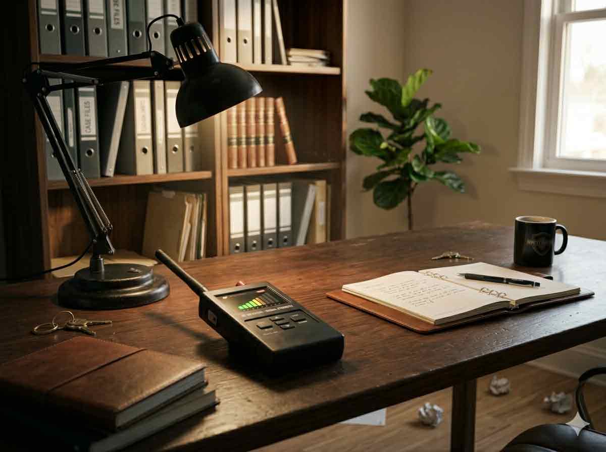 Professional TSCM sweep being conducted in a Winnipeg home or office environment